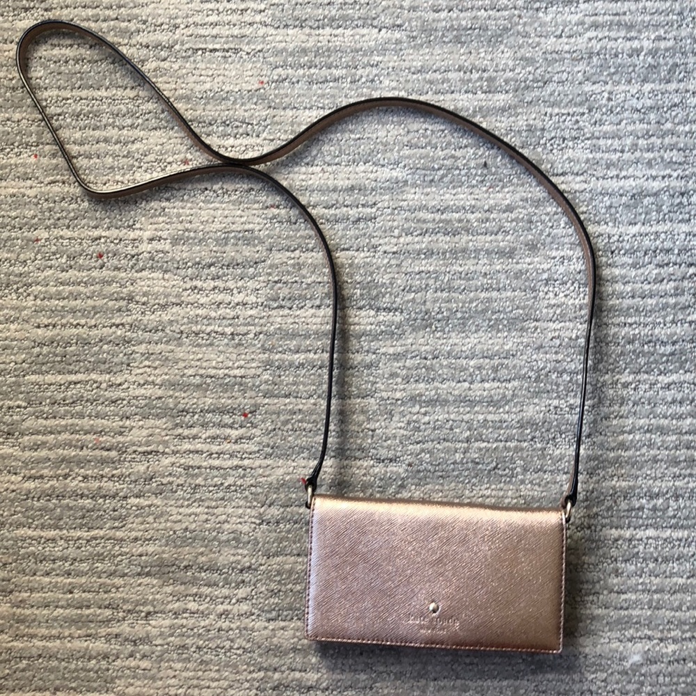 Kate Spade Rose gold wallet